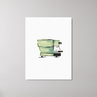 La marzocco coffee canvas print