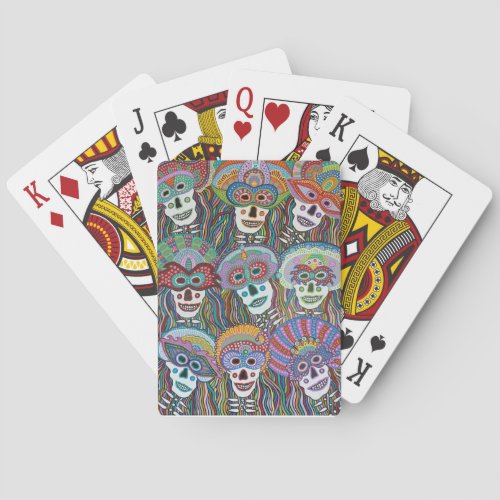 La Mascarada de los Muertos Poker Cards