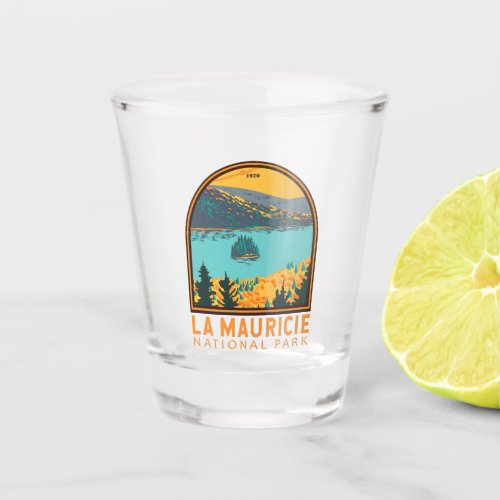 La Mauricie National Park Travel Art Vintage Shot Glass