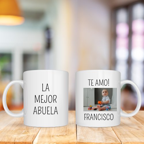 La Mejor Abuela Gifts in Spanish For Christmas Mug