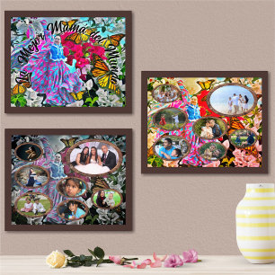 La Mejor Mamá del Mundo Flowers & Butterflies PV01 Wall Art Sets