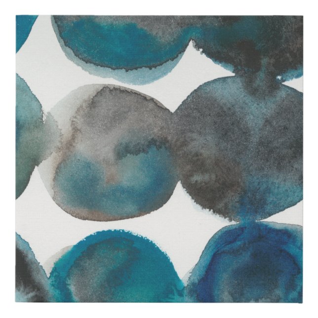 La Mer - Circles Faux Canvas Print (Front)