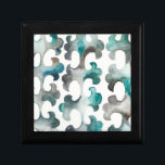 La Mer Gift Box<br><div class="desc">La Mer VIII by Chariklia Zarris. Watercolor pattern creating unique repeating shapes against a white background.</div>