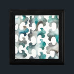 La Mer Gift Box<br><div class="desc">La Mer VIII by Chariklia Zarris. Watercolor pattern creating unique repeating shapes against a white background.</div>