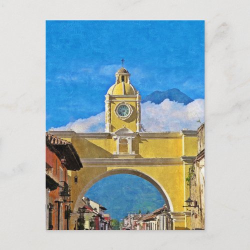 La Merced Arch _ Antigua Postcard