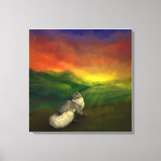 La minina de los cielos canvas print