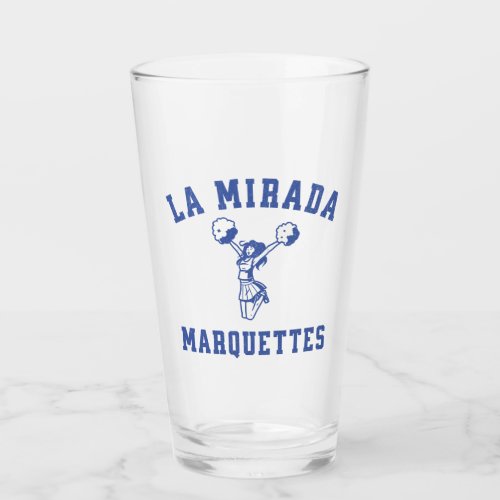 La Mirada Marquettes Pop Warner Cheer vintage Glass