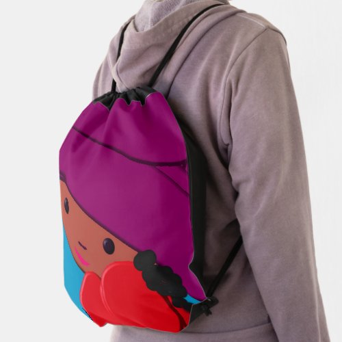La Mode Back Pack Drawstring Bag