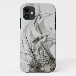 La Montagne, c.1794 (w/c pen & ink) iPhone 11 Case