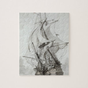 La Montagne, c.1794 (w/c pen & ink) Jigsaw Puzzle