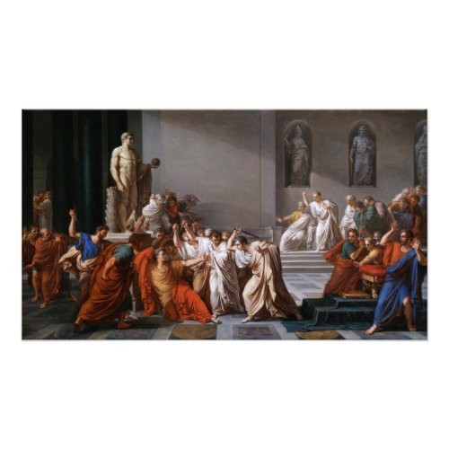 La morte di Cesare by Vincenzo Camuccini Photo Print