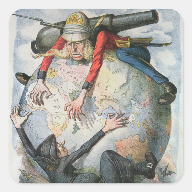 La Mosca Roja Square Sticker (Front)