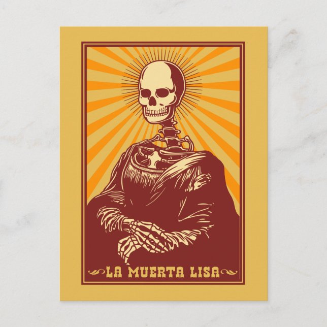 La Muerta Lisa Postcard (Front)