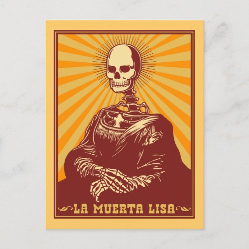 La Muerta Lisa Postcard