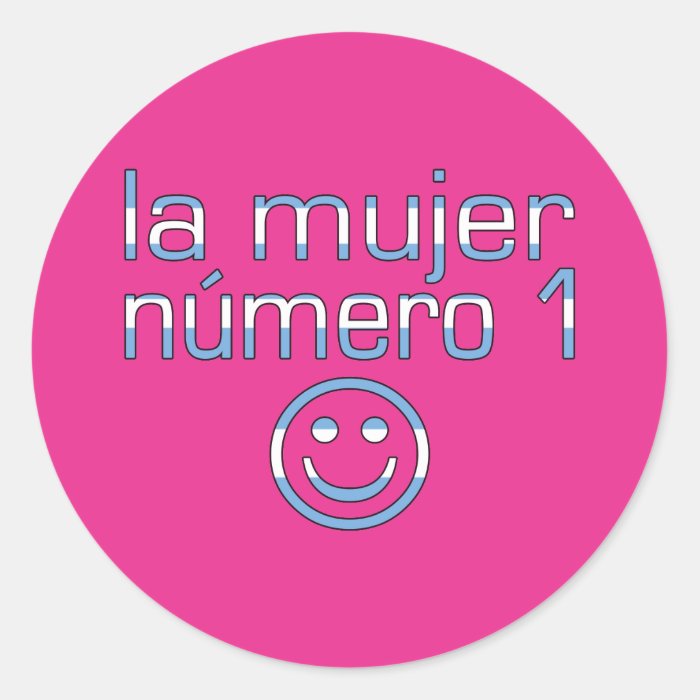 La Mujer Número 1   Number 1 Wife in Argentine Sticker