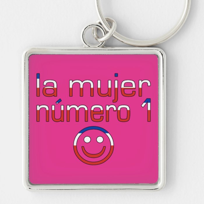 La Mujer Número 1   Number 1 Wife in Chilean Keychains