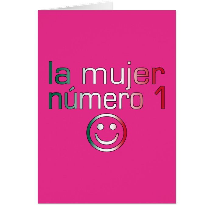 La Mujer Número 1   Number 1 Wife in Mexican Greeting Cards