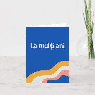 La mulţi ani, Romanian birthday  Card