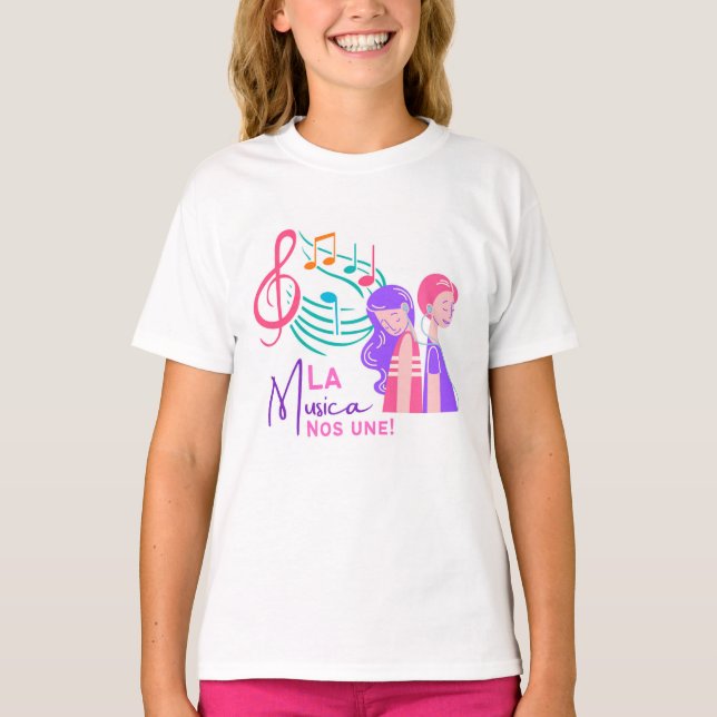 La Musica nos une , T-Shirt (Front)
