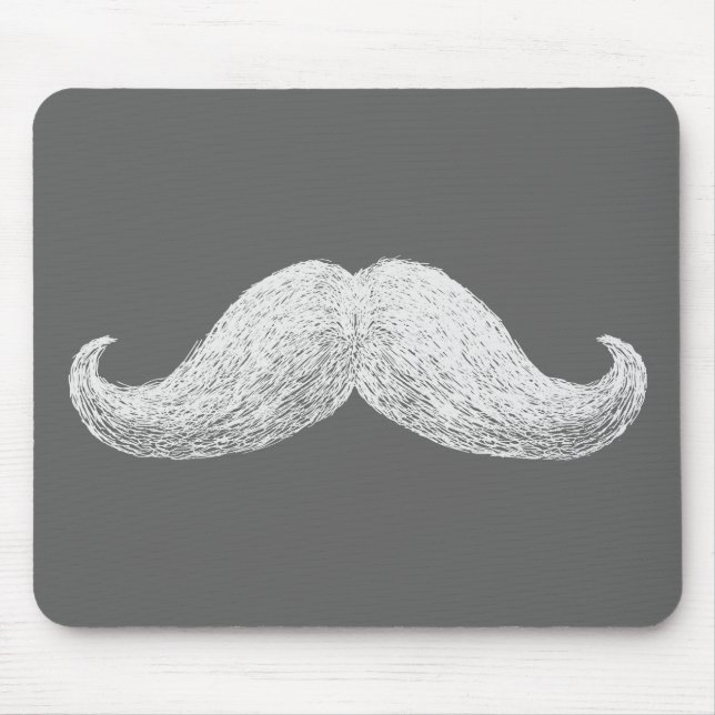 La Mustache (Dark) Mouse Pad (Front)