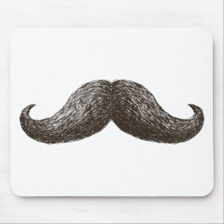 La Mustache (Light) Mouse Pad