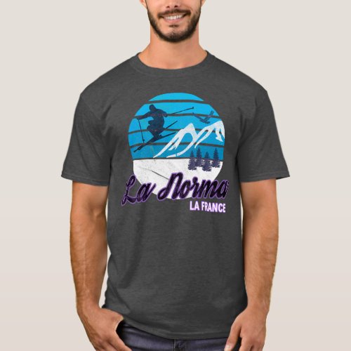 La Norma Maurienne Valley France French Alps Ski R T_Shirt