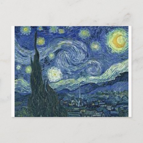 La Nuit Etoile de Van Gogh The Starry Night Postcard