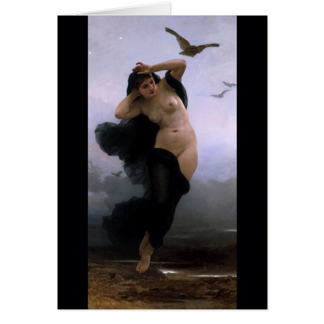 La Nuit William-Adolphe Bouguereau Cards (Front)