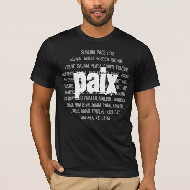 La Paix. T-Shirt (Front)
