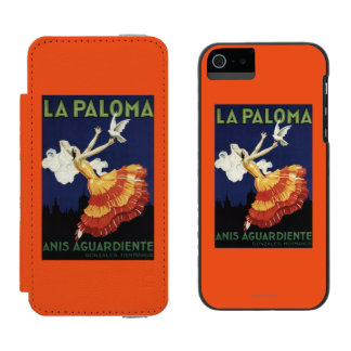 La Paloma - Anis Aguardiente Promotional Wallet Case For iPhone SE/5/5s