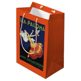 La Paloma - Anis Aguardiente Promotional Medium Gift Bag