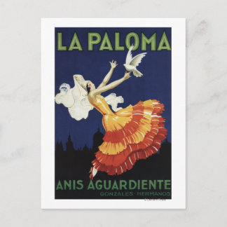 La Paloma - Anis Aguardiente Promotional Postcard