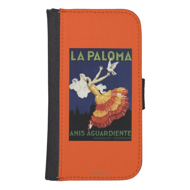 La Paloma - Anis Aguardiente Promotional Samsung Galaxy Wallet Case (Front)