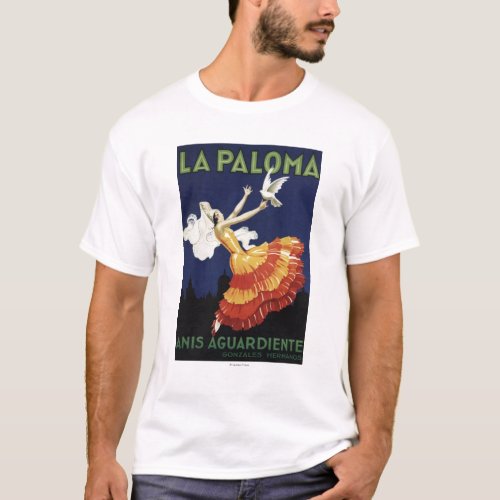 La Paloma _ Anis Aguardiente Promotional T_Shirt