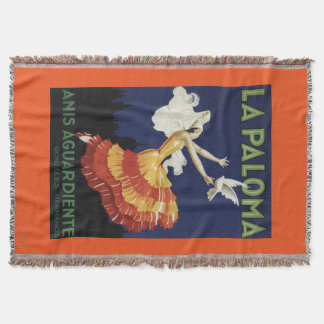 La Paloma - Anis Aguardiente Promotional Throw Blanket