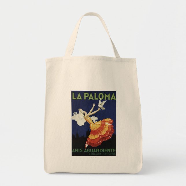 La Paloma - Anis Aguardiente Promotional Tote Bag (Front)