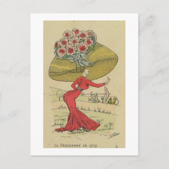 La Parisienne Postcard (Front)