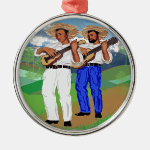 ¡La Parranda Navideña! Metal Ornament
