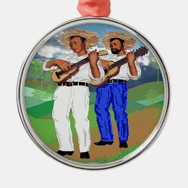 ¡La Parranda Navideña! Metal Ornament (Front)