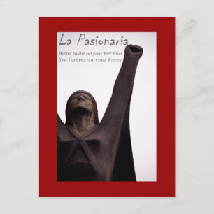 La Pasionaria Postcard