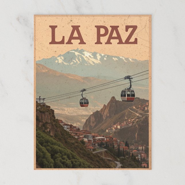 La Paz Altitude View Postcard (Creator Uploaded)