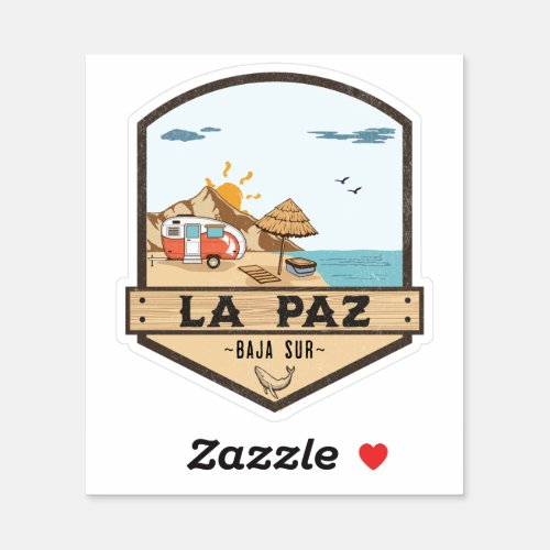 La Paz Baja California Sur Mexico Sticker