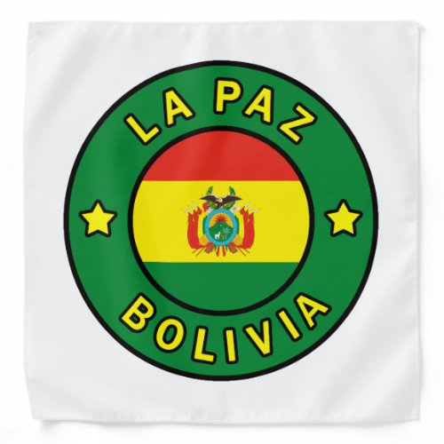 La Paz Bolivia Bandana