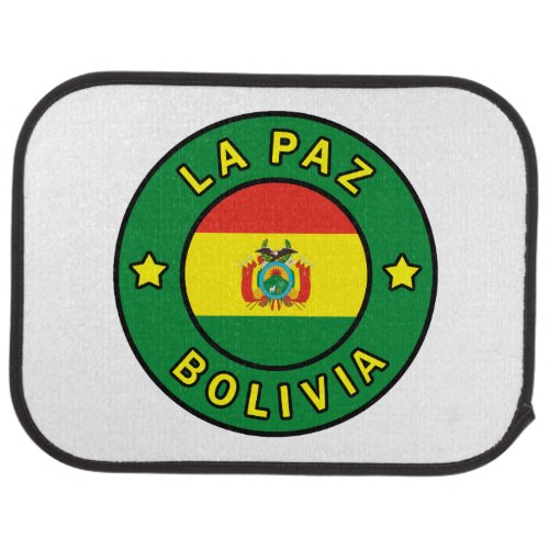La Paz Bolivia Car Floor Mat