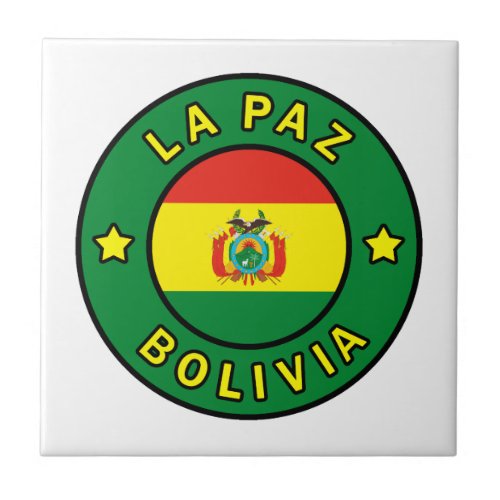 La Paz Bolivia Ceramic Tile