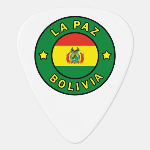 La Paz Bolivia Guitar Pick