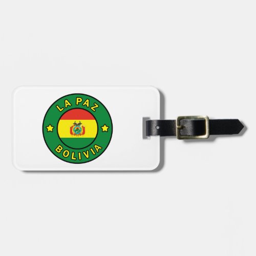 La Paz Bolivia Luggage Tag