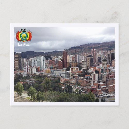 La Paz _ Bolivia Postcard