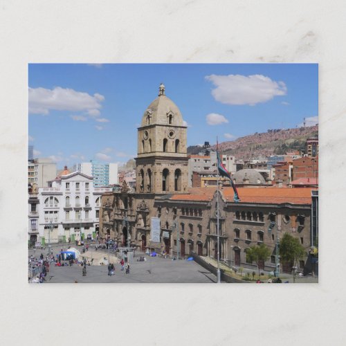 La Paz Bolivia Postcard