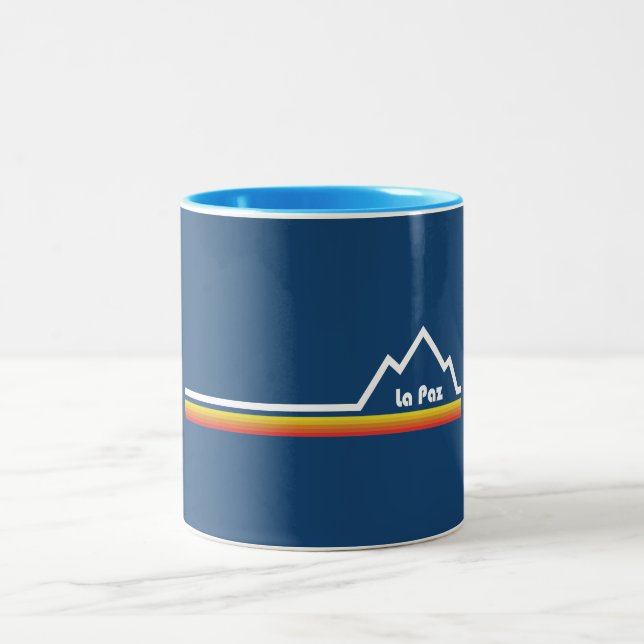 La Paz Bolivia Two-Tone Coffee Mug (Center)